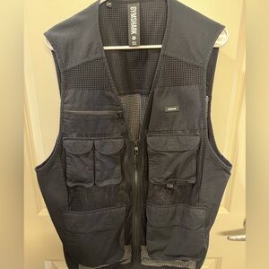 Gymshark Black Mesh Utility Vest M